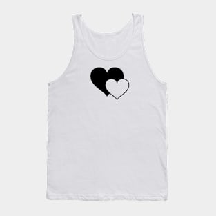 Hearh Black Tank Top